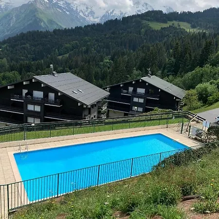 Daire Turquoise Quartier Grattague Vue Montblanc Saint-Gervais-les-Bains