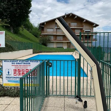 Turquoise Quartier Grattague Vue Montblanc Saint-Gervais-les-Bains