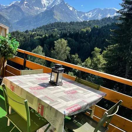 Turquoise Quartier Grattague Vue Montblanc Apartment