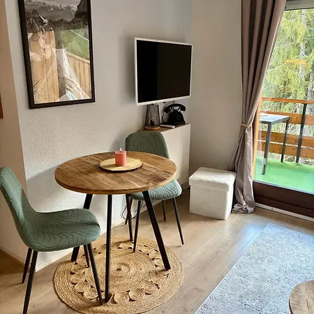 Daire Turquoise Quartier Grattague Vue Montblanc *