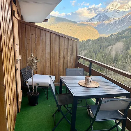Turquoise Quartier Grattague Vue Montblanc Daire *
