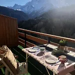 Turquoise Quartier Grattague Vue Montblanc Appartamento