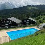 Turquoise Quartier Grattague Vue Montblanc Saint-Gervais-les-Bains
