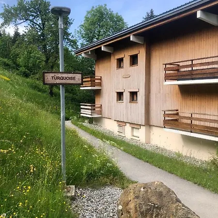 Turquoise Quartier Grattague Vue Montblanc Saint-Gervais-les-Bains